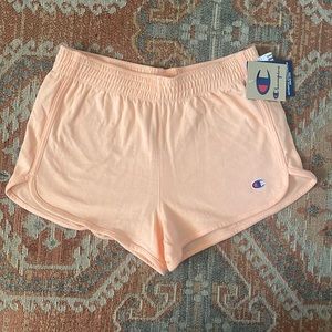 Urban outfitters Champion shorts. Pretty peachy, light orange color.